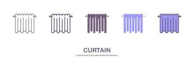 Curtain Icon Vector Art Icons And