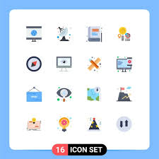 Icone Moniteur Rond Vector Images