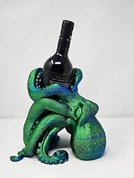 3d Printed Octopus Wine Bottle Holder