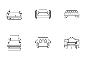 1 287 Sofa Icon Packs Free In Svg