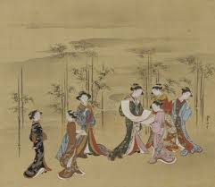 Seven Young Women In A Bamboo Grove