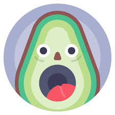 Avatar Avocado Food Scream Icon
