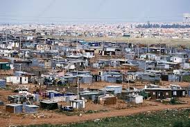 Shanty Town South Africa Stock Image