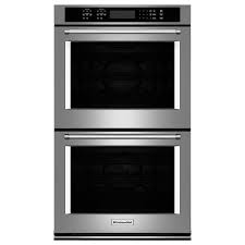 Kitchenaid 30 Stainless Steel Convection Double Wall Oven
