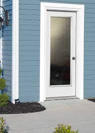 Rain Glass Series Steel Entry Doors