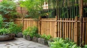 Premium Photo Bamboo Fence In A