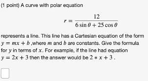 A Curve With Polar Equation 12 Sin 0 25
