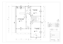 Architectural Floor Plan In Autocad 2d