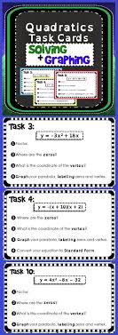 Graph Quadratic Equations