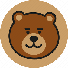 Animal Bear Head Logo Teddy Wild