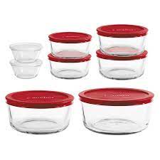 Anchor Hocking 16 Piece Snug Fit Food