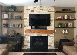 Faux Stone Fireplace Accent Wall Genstone