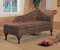 Chocolate Brown Microfiber Chaise