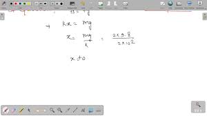 An Ideal Spring With Spring Constant K