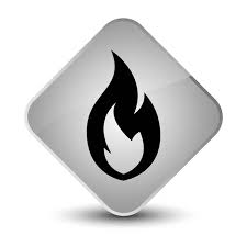 Gas Flame Icon Stock Photos Royalty