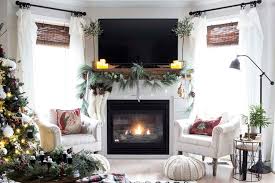 Decorate A Mantel With A Tv Above