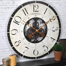 Oversized Carlisle Gears Wall Clock