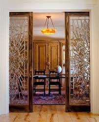 Stained Glass Door Glass Pocket Doors