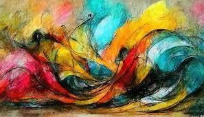 Wonderful Oil Pastel Drawing Abstract