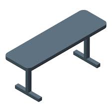 Home Training Bench Icon Isometric Of