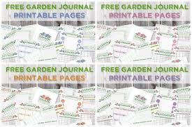 Free Garden Journal Printables Green