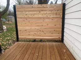 Fence Panel Patio Diy Deck