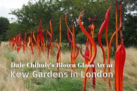Blown Glass Art At Kew Gardens