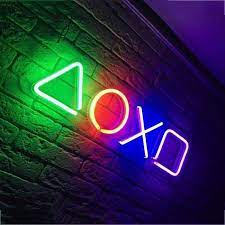 Game Icon Neon Sign Light Led Lamp Wall