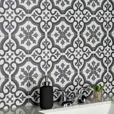 Somertile Berkeley Essence Grey 17 75 In X 17 75 In Porcelain Floor And Wall Tile Case 5 Tiles