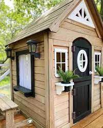 Storage Shed Into A Children S Playhouse