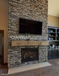 hand hewn fireplace mantels made with