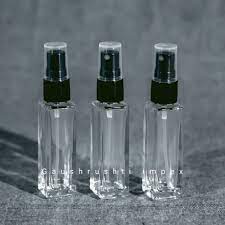 Clear 8ml Square Glass Perfume Bottle