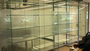 Commercial Custom Glass Shelving All