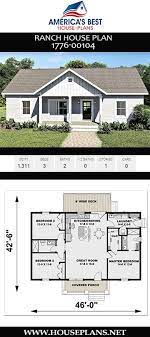 House Plan 1776 00104 Ranch Plan 1