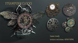 Steampunk Wall Clocks Vr