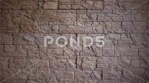 Facade Wall Made Of Stone Gray Tiles