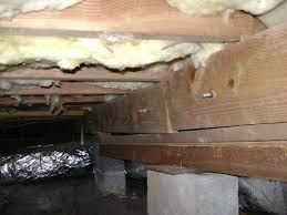 crawl space structural support jacks in