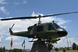 fully red bell uh 1 huey is the