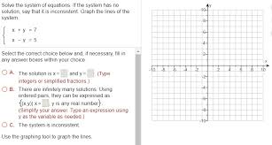 Solved Solve The System Of Equations