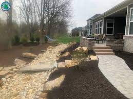 Patio In A Sloped Backyard