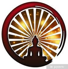 Sticker Zen Meditation Enso Symbol