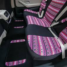 Fh Group Mesa57 Southwestern Print 47 In X 1 In X 23 In Combo Full Set Seat Covers Multi