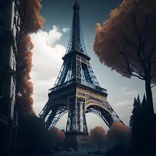 Vertical Shot Of The Beautiful Eiffel