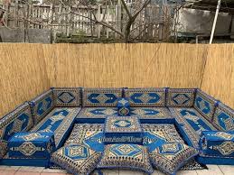 Arabic Sofa Set Blue Sofa L Shape