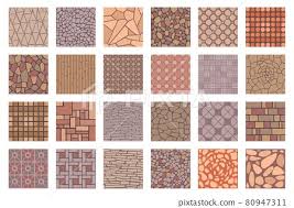 Street Road Pavements Tile Patterns Top