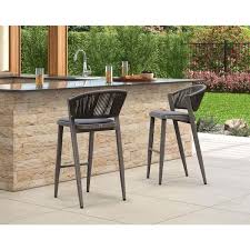 Rattan Bar Height Outdoor Bar Stool