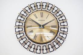 German Sunburst Wall Clock