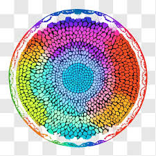 Vibrant Mandala Pattern With