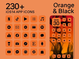 Ios Orange App Icons 230 Orange And