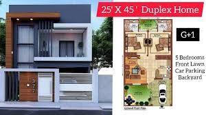 Low Cost Duplex Home Design Complete